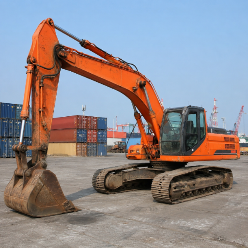 Used Doosan excavator bucket and main pin