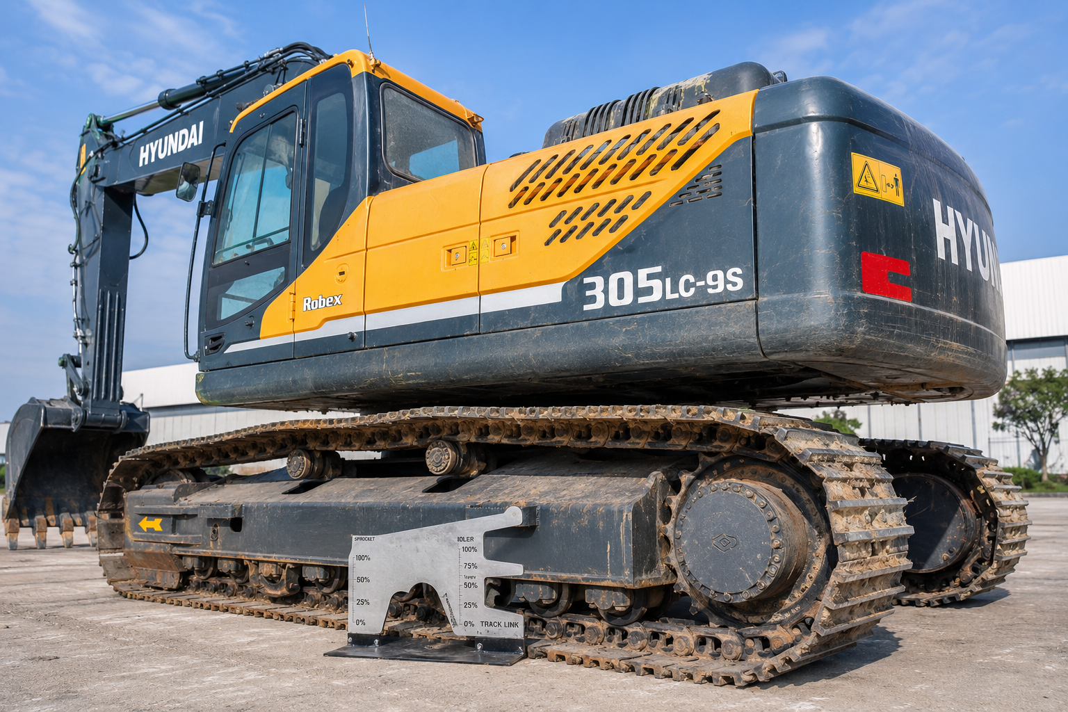 Undercarriage component wear analysis