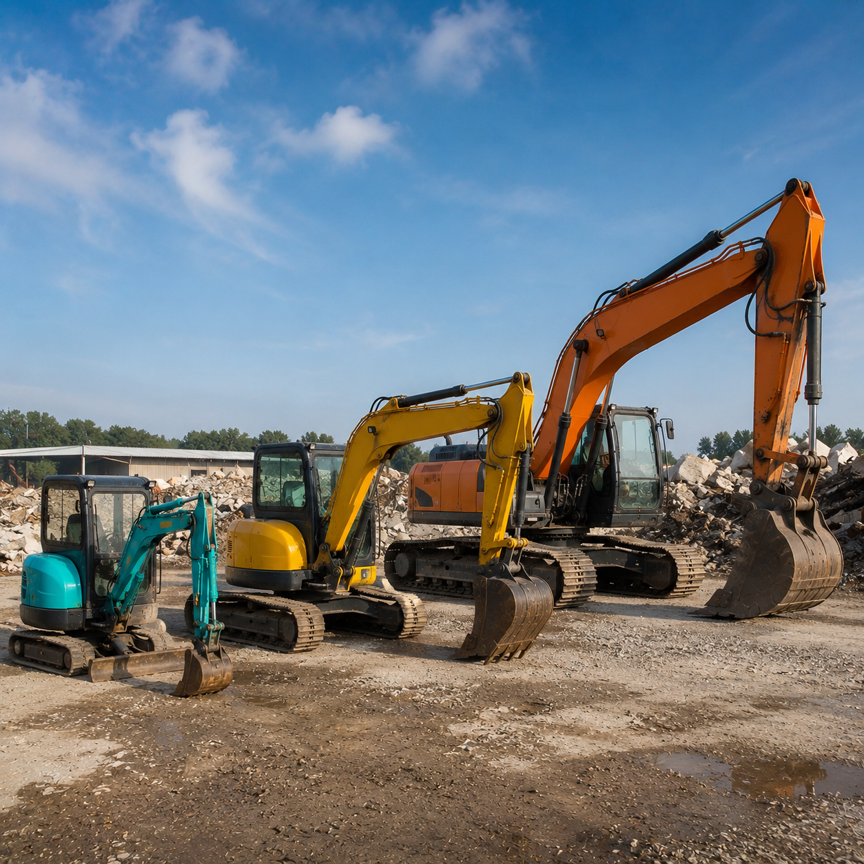 Used Excavators by Size Class