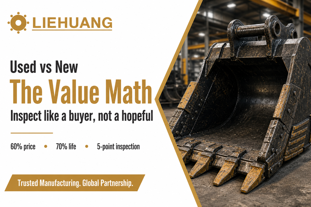 Used vs New Excavator Buckets: the Value Math — Liehuang