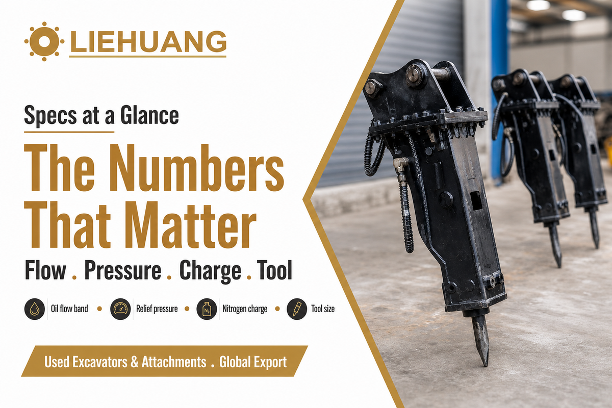 Quick Specs: Hydraulic Breakers at a Glance — Liehuang