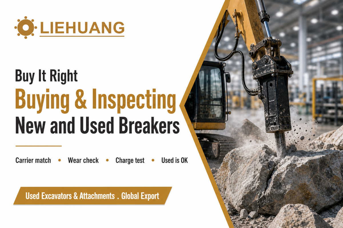 Buying & Inspecting a Hydraulic Breaker (Including Used) — Liehuang