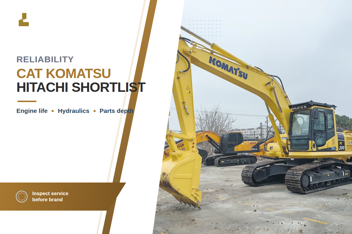 Most Reliable Used Excavator Brands (and Why They Last) — Liehuang Used Excavators