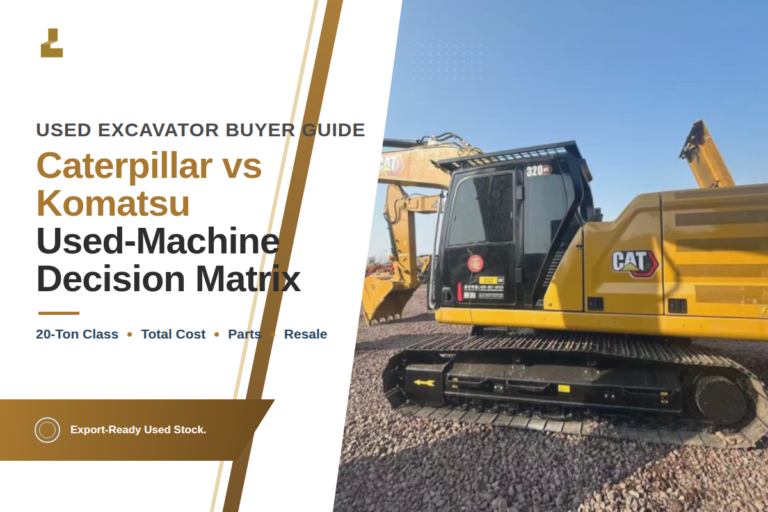 Caterpillar vs Komatsu Excavator: Which Is Better? (2026)