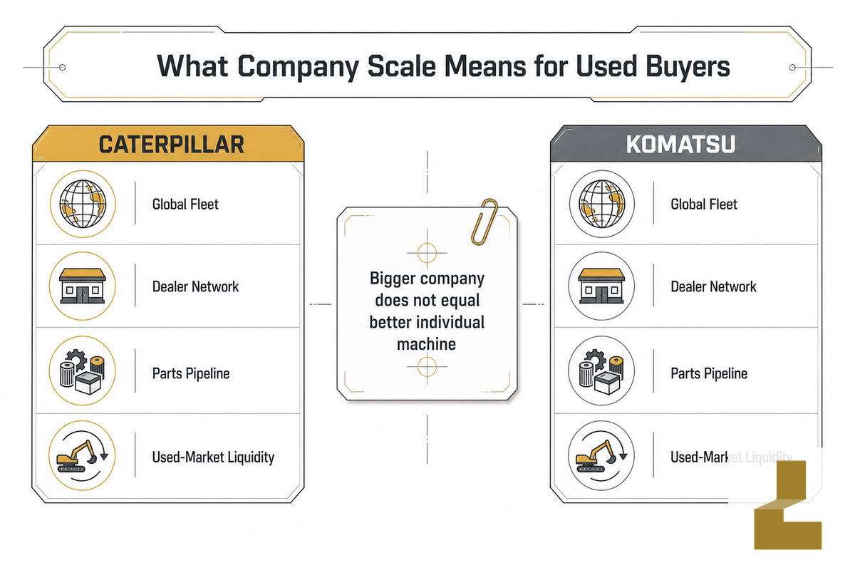 The Companies Behind the Machines, Who's Bigger? — Liehuang Used Excavators