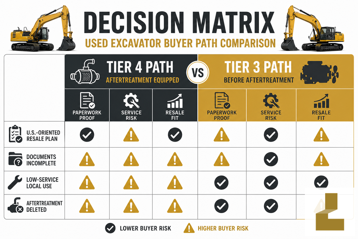 Tier 4 vs Tier 3: How Used Excavator Buyers Should Decide — Liehuang Used Excavators