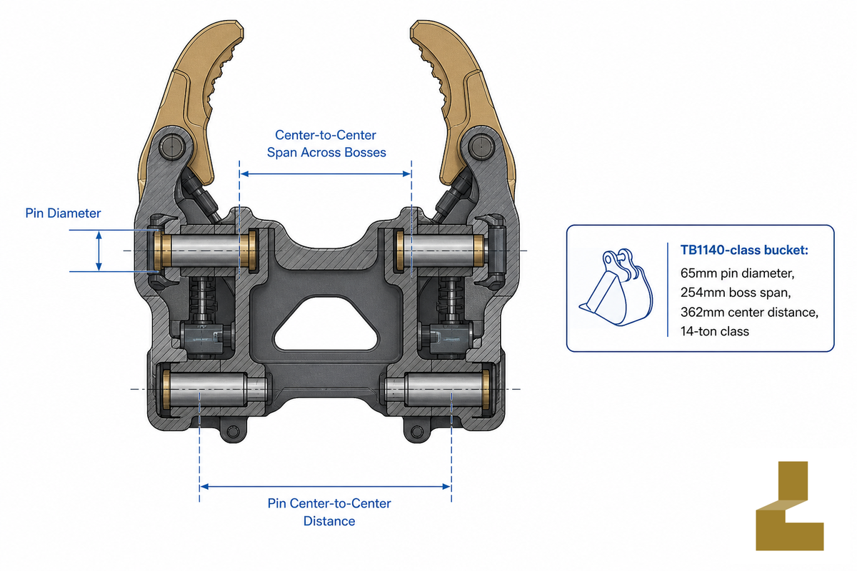 Pin Sizing, Bucket Compatibility, and Brand Standards: How Fitment Actually Works — Liehuang