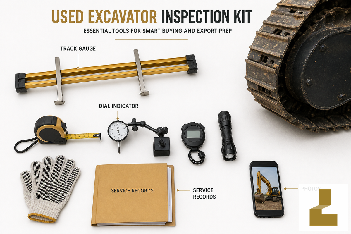 What to Bring: Tools and Documents for the Inspection — Liehuang Used Excavators