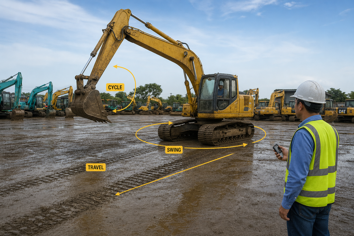 The Test Operation: Put the Machine Through Its Paces — Liehuang Used Excavators