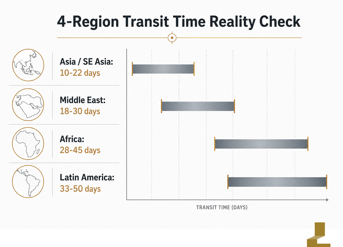 Shipping to Asia, Africa, Latin America, and the Middle East: What Actually Differs by Region — Liehuang