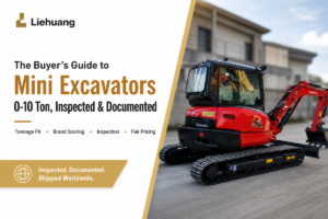 Mini Excavators for Sale (0-10 Ton): The Inspection & Decision Guide — Liehuang
