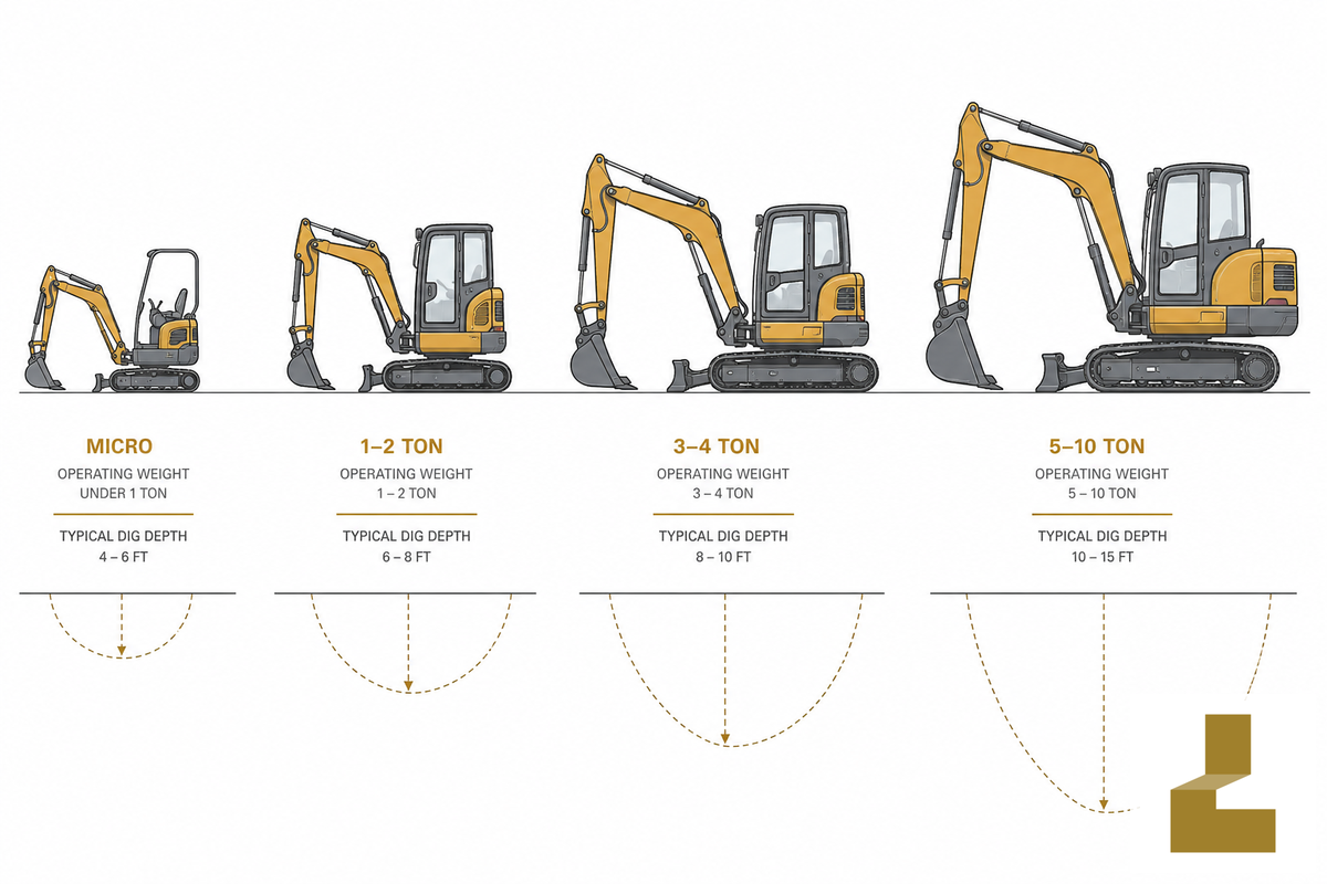 What “Mini Excavator (0-10 Ton)” Actually Covers — Liehuang
