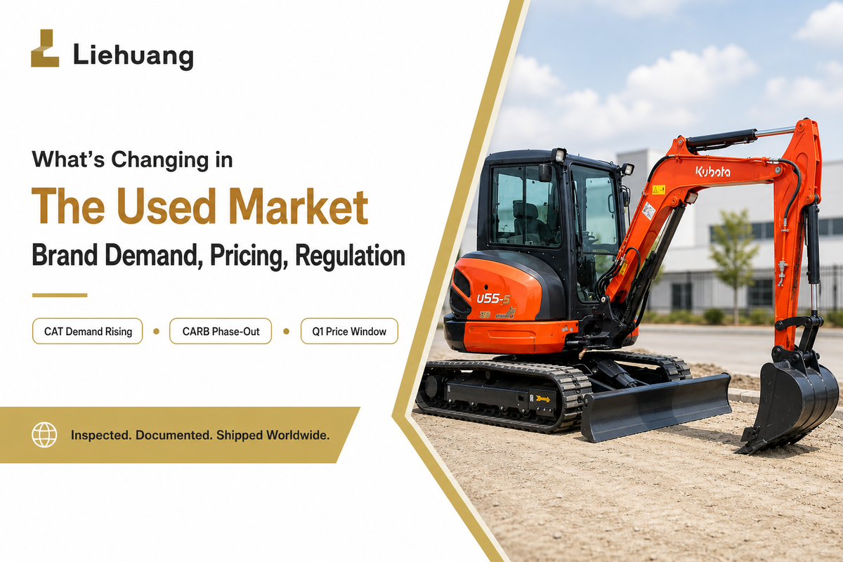 Industry Outlook: What's Changing in the Used Mini-Excavator Market — Liehuang