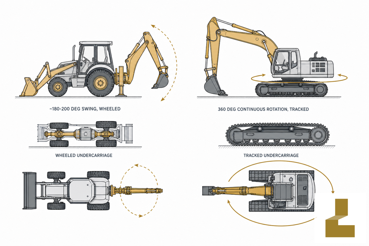 Trackhoe vs. Backhoe vs. Excavator: The Difference That Actually Matters — Liehuang