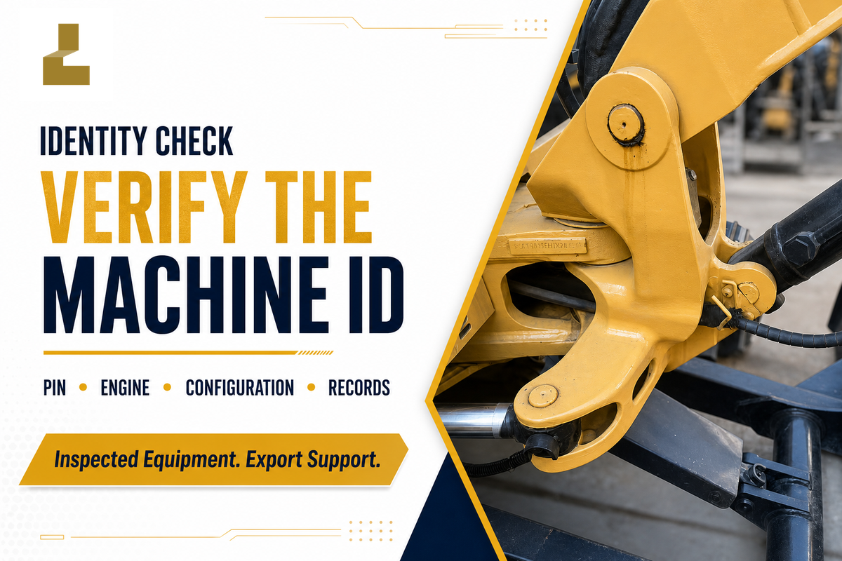Decode the Model, Year, Product Identification Number, and Configuration — LH Used Excavator