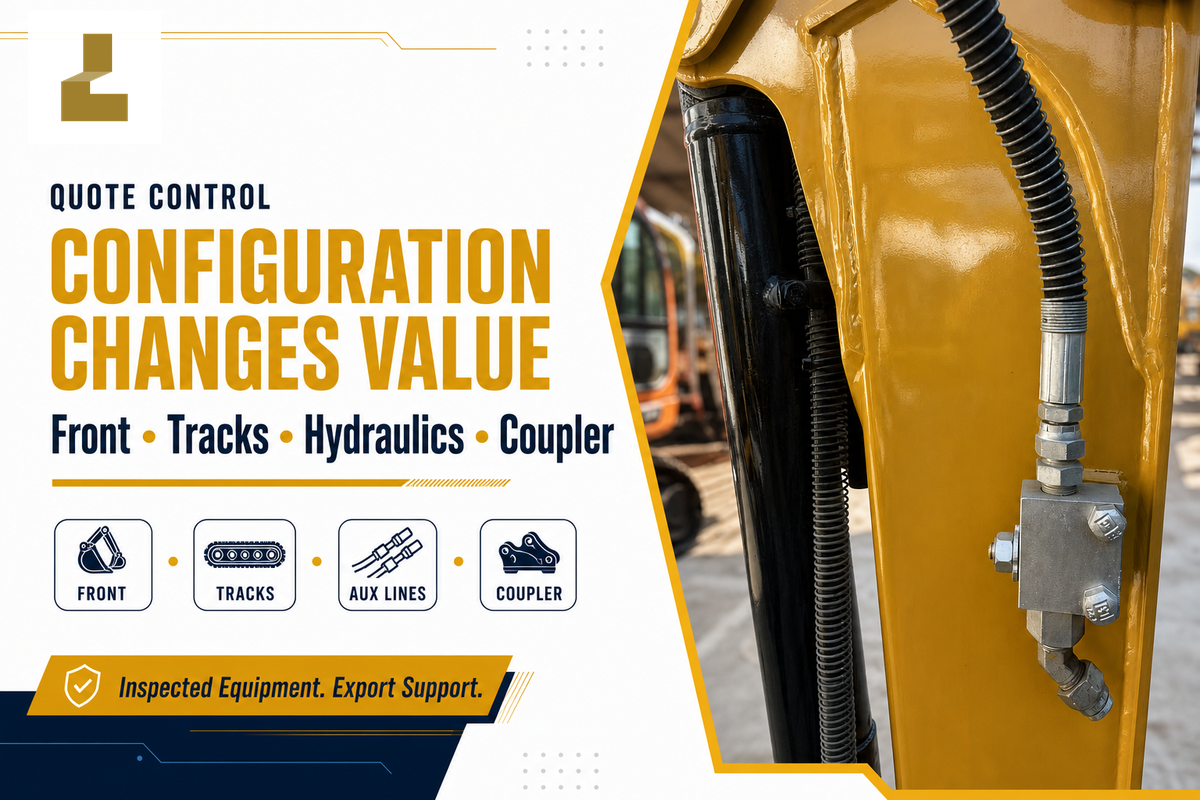 Configuration Can Change the Value of the Same Model — LH Used Excavator