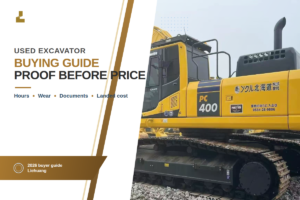 Used Excavator Buying Guide: Inspection, Hours, Price, and Import Proof