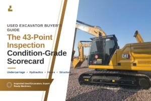 Used Excavator Inspection Checklist: 43-Point Buyer Scorecard
