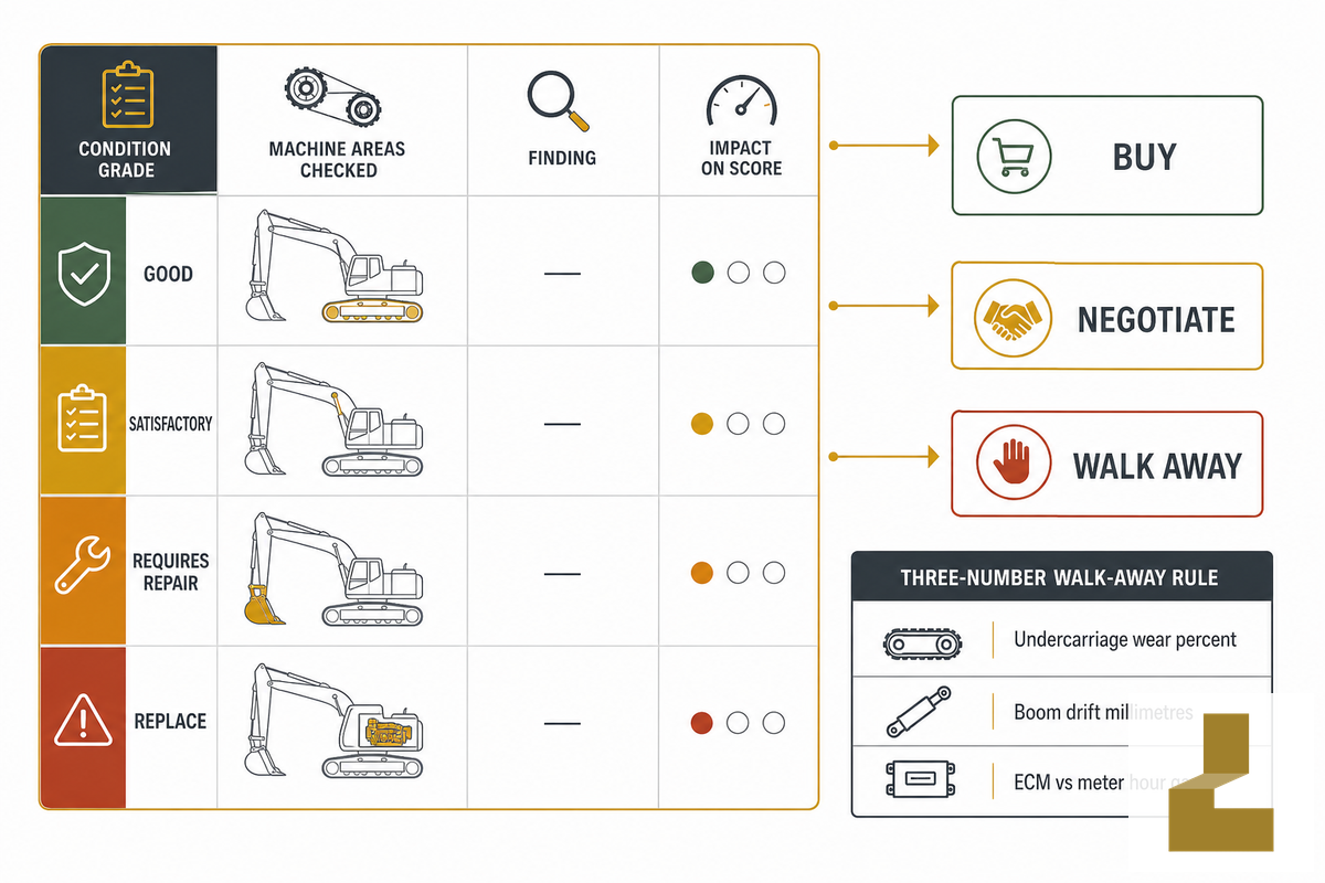 The Condition-Grade Scorecard: Turn Findings Into a Number — Liehuang