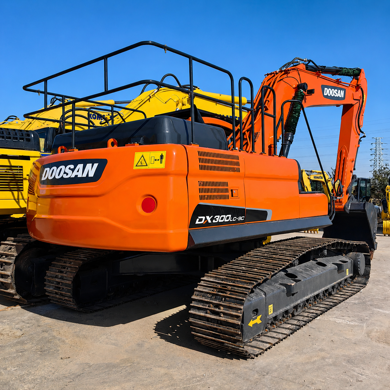 Documented used excavator inspection process