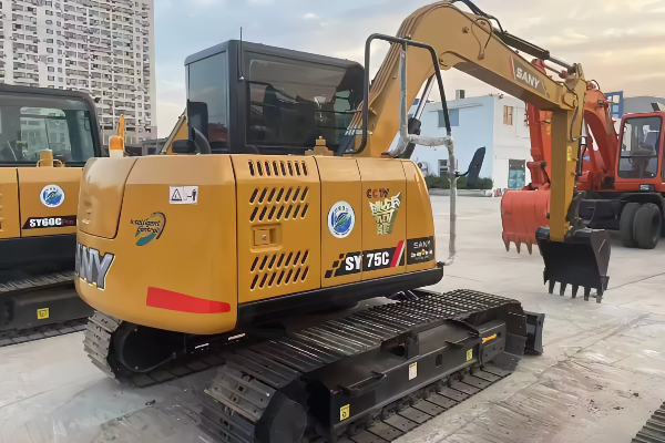 Used excavator global export logistics from China