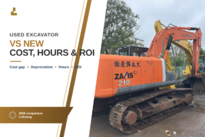 Used Excavator vs New: Cost, Hours & ROI Compared (2026)