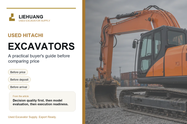 Used Hitachi Excavators 2026 Buying Guide: 15 Checks