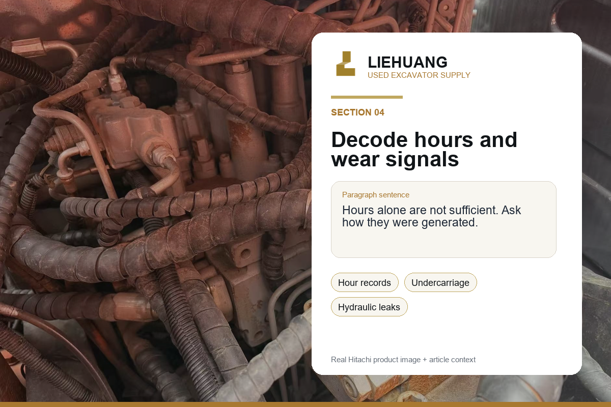 4) Engine hours, wear, and service history: what to decode, not just read - Liehuang