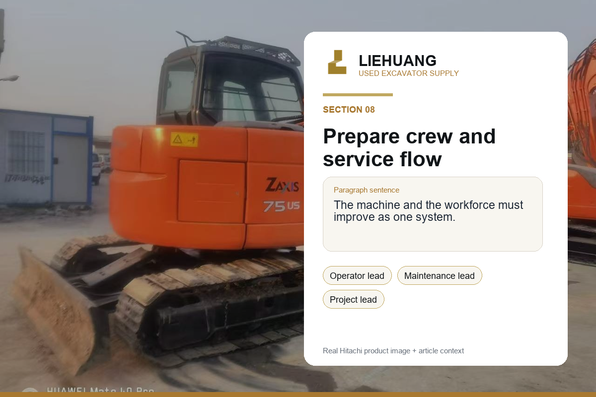 8) Crew readiness: operator training and service workflow - Liehuang