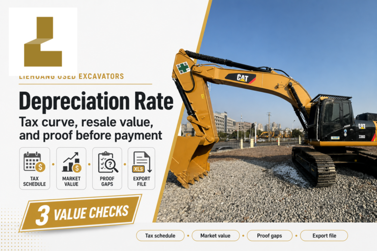 Excavator Depreciation Rate: 3 Value Checks