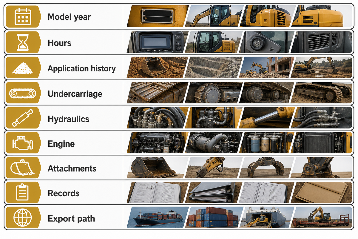 Hours-to-Residual Value Ledger — Liehuang Used Excavators