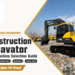 Excavator for Construction: Used Machine Selection Guide
