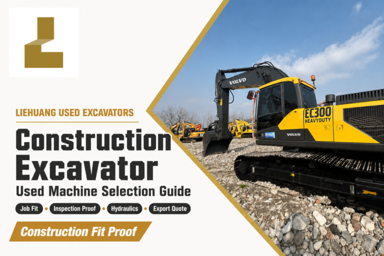 Excavator for Construction: Used Machine Selection Guide