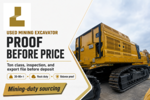 Excavator for Mining: Used Heavy Buyer Guide