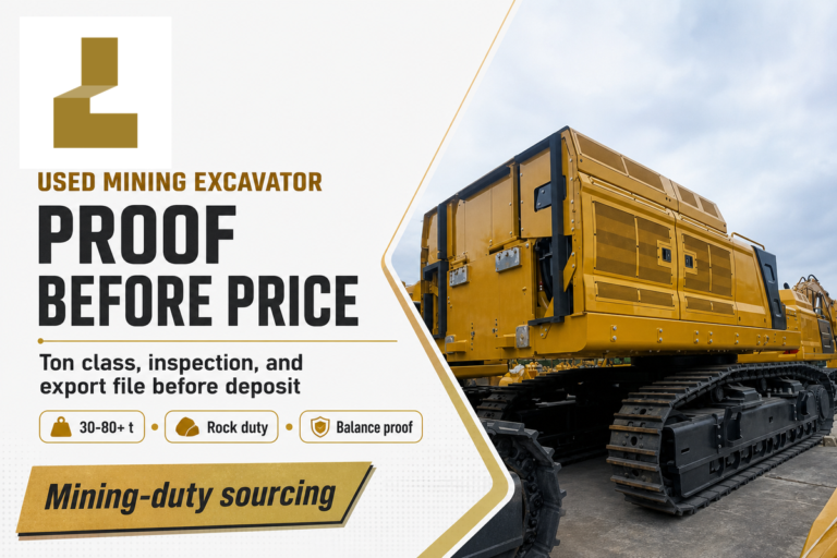 Excavator for Mining: Used Heavy Buyer Guide