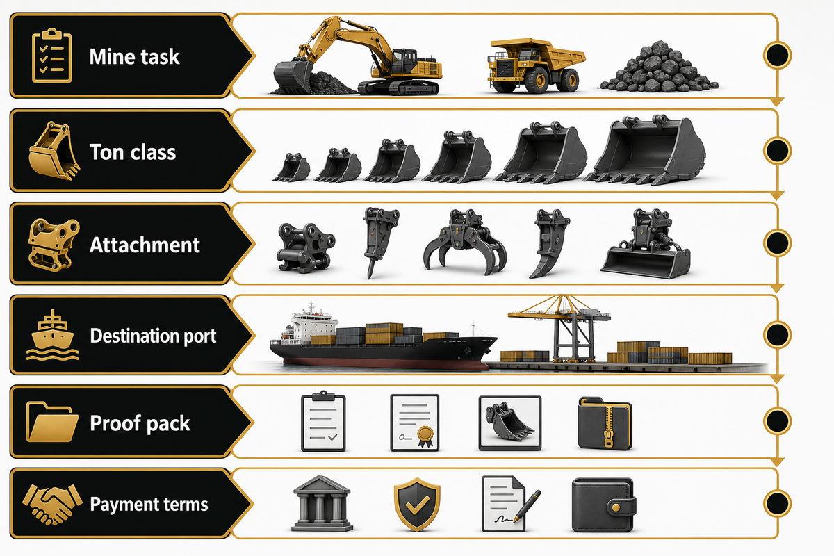 Used Mine-Duty Buying Path — Liehuang Used Excavators