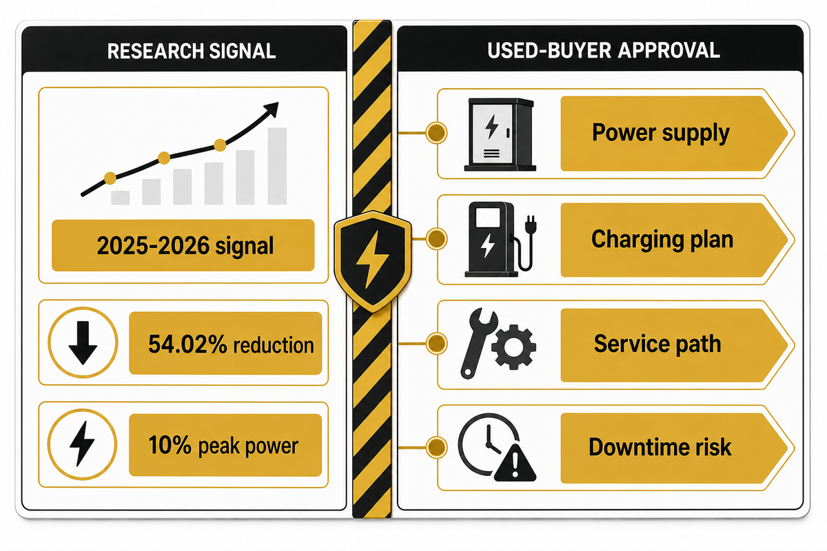 Industry Outlook: Electrification Is a Spec Signal, Not a Used-Buyer Shortcut — Liehuang Used Excavators