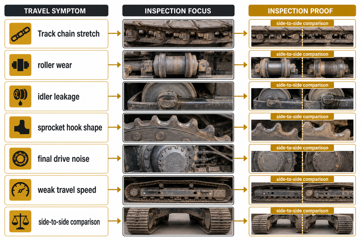 Undercarriage Parts: Tracks, Rollers, Idlers, Sprockets, and Final Drives — Liehuang Used Excavators