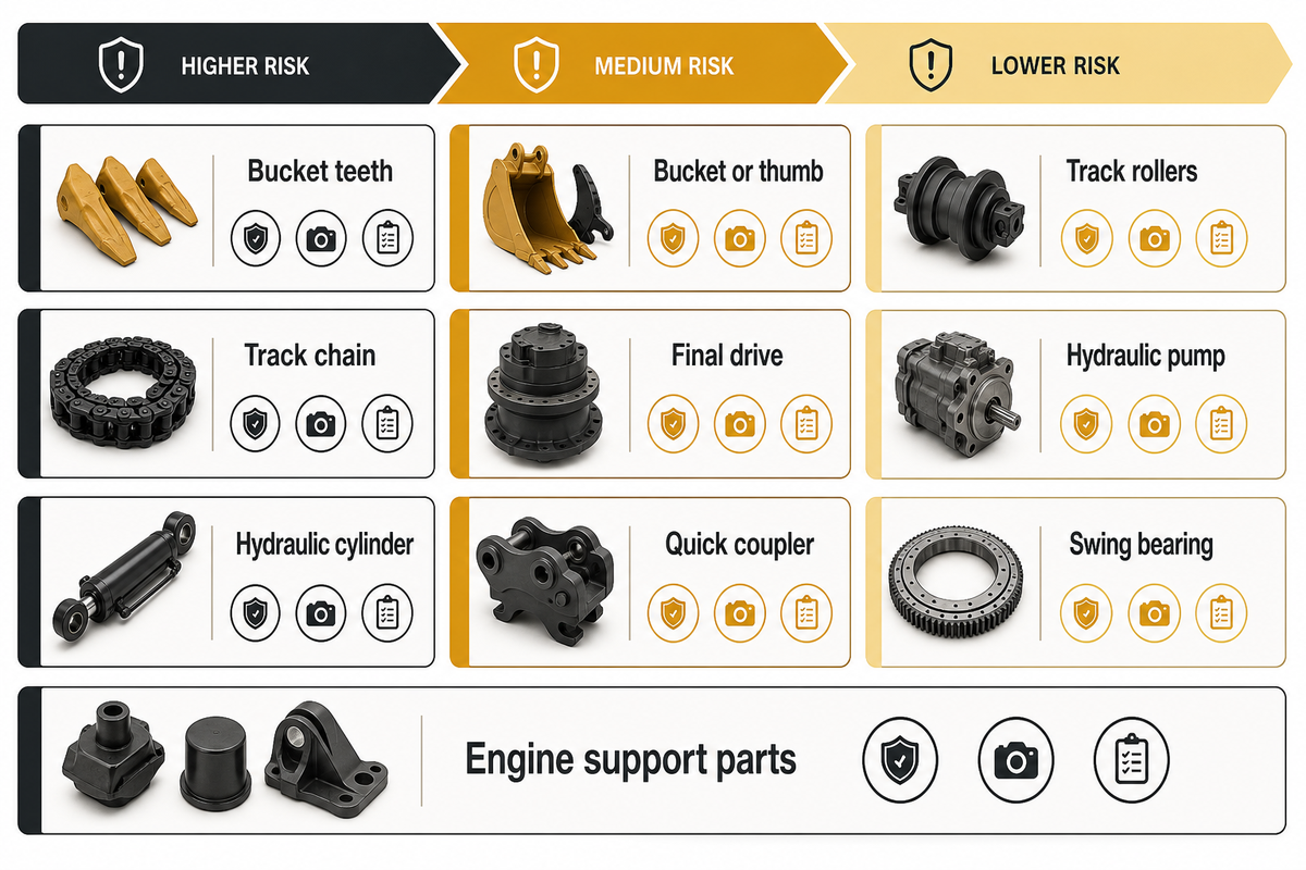 Used Excavator Parts: When Salvage Makes Sense and When It Adds Risk — Liehuang Used Excavators