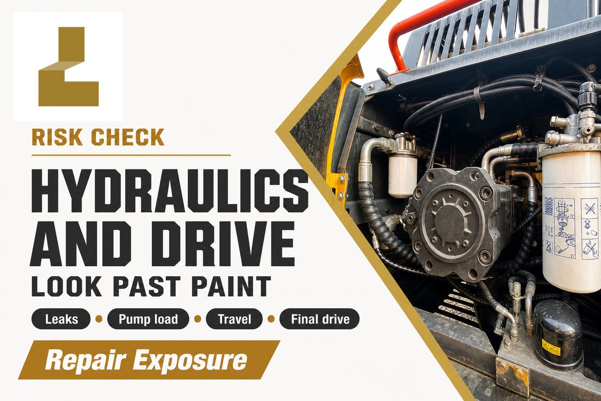 Inspect Hydraulic, Undercarriage, and Final Drive Risk — Liehuang