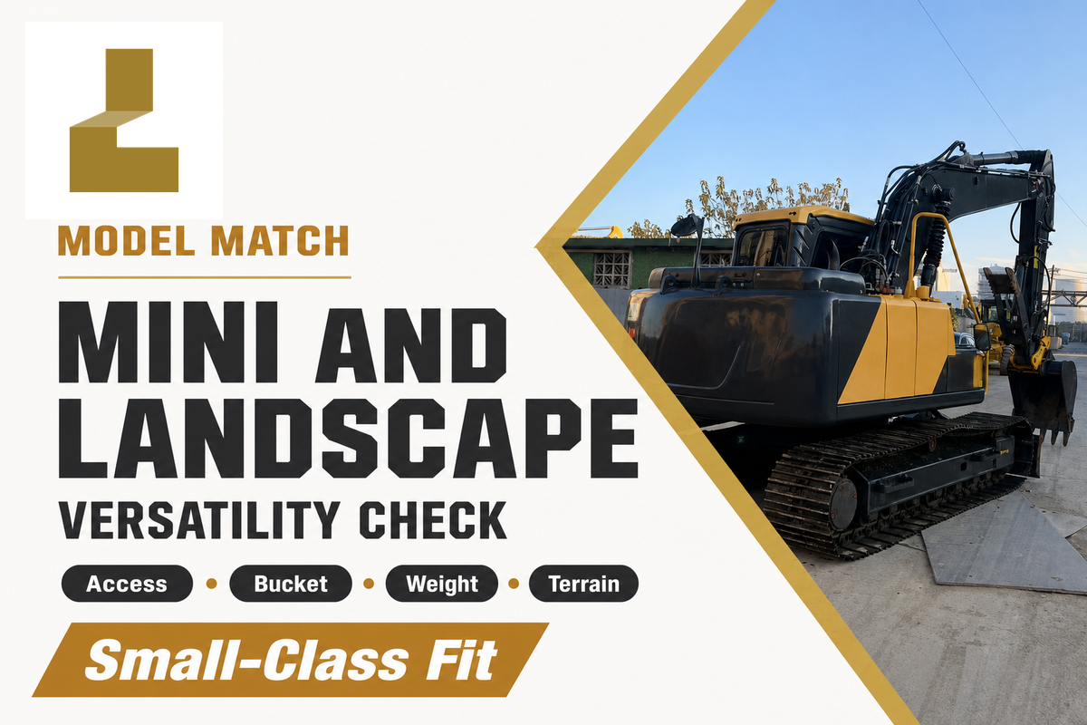 Model-Match Notes: Mini Excavators, Landscape Work, and Versatility — Liehuang