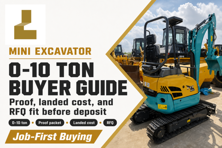 Mini Excavator Buyer Guide: Used 0-10 Ton Checklist
