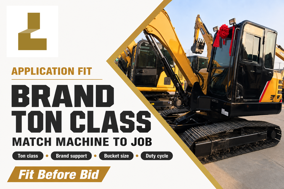 Brand, Ton Class, and Application Fit — Liehuang Used Excavators