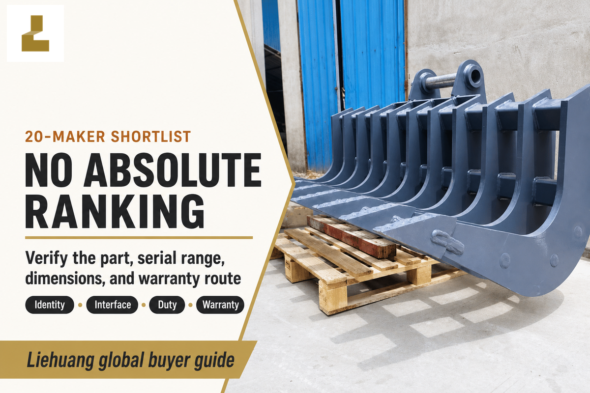 The Top 20 Excavator Parts Manufacturers — Liehuang