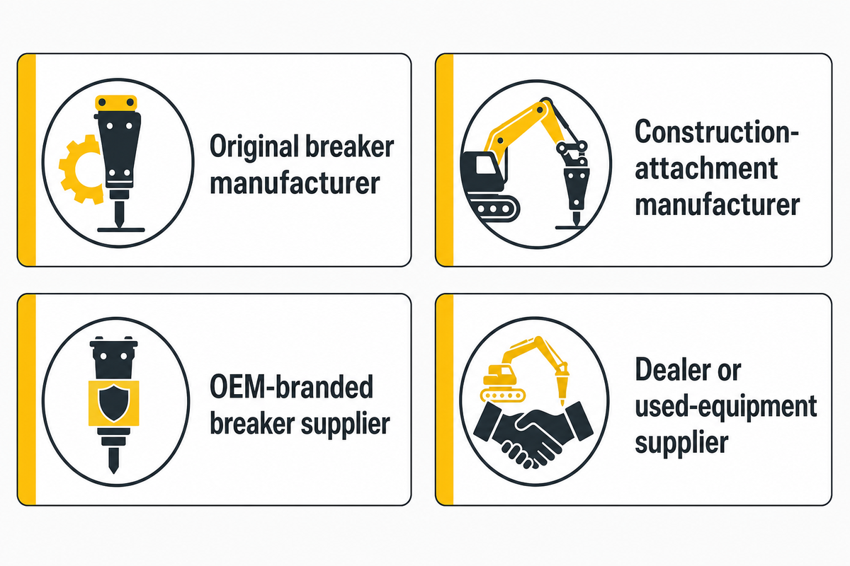 How We Evaluated Hydraulic Breaker Manufacturers and Suppliers — LH Used Excavator