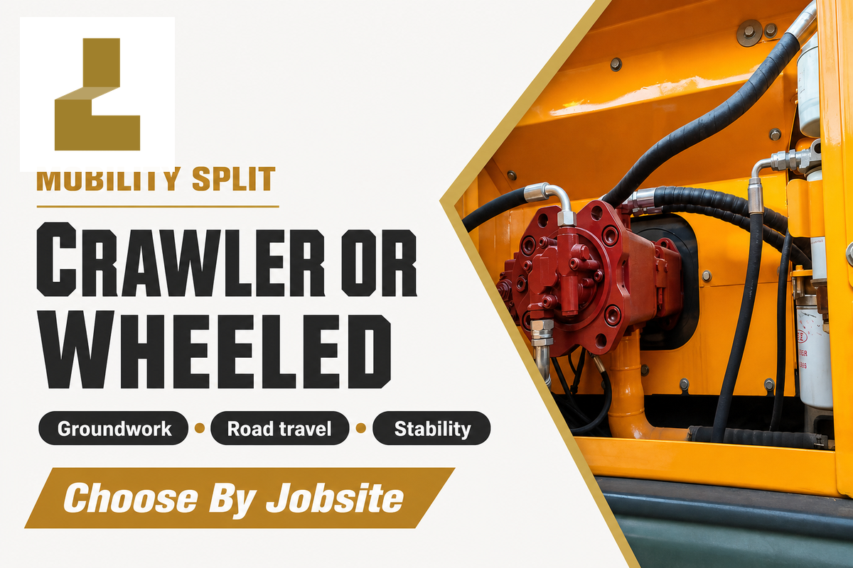 Crawler vs Wheeled Hyundai Excavator: The Decision Split Buyers Miss — Liehuang