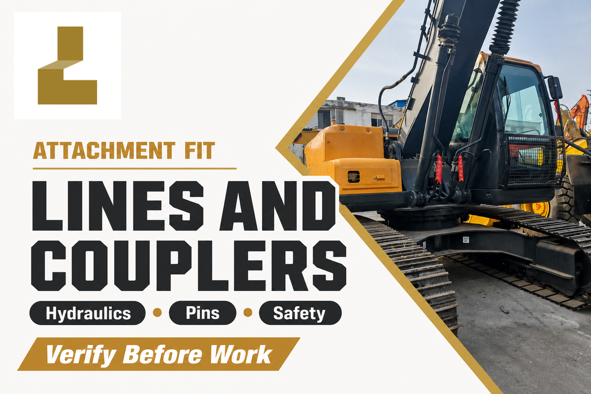 Attachments, Quick Couplers, and Hydraulic Lines Are a Safety Check, Not Just an Option List — Liehuang