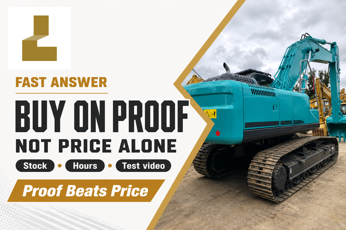 Fast Answer for Buyers — Liehuang Used Excavators