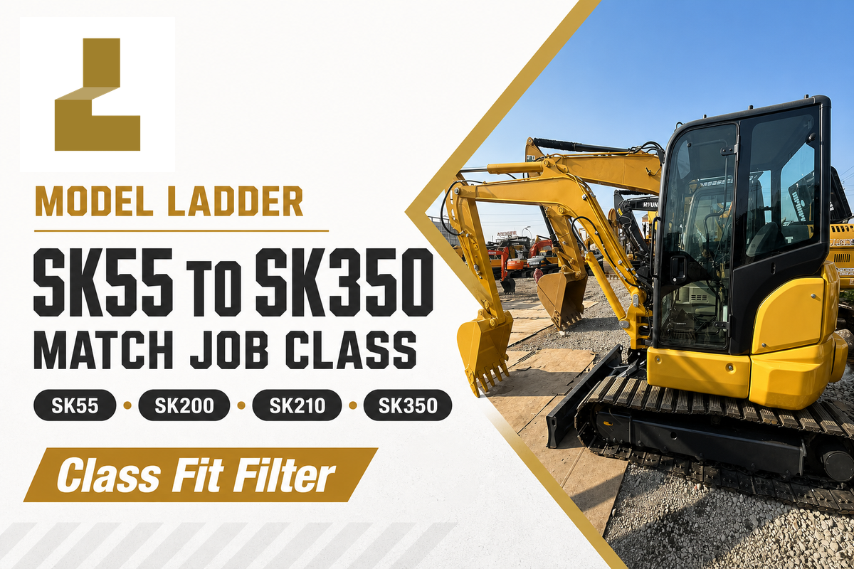 SK-Class Fit Ladder: SK55, SK200, SK210, SK350 — Liehuang Used Excavators