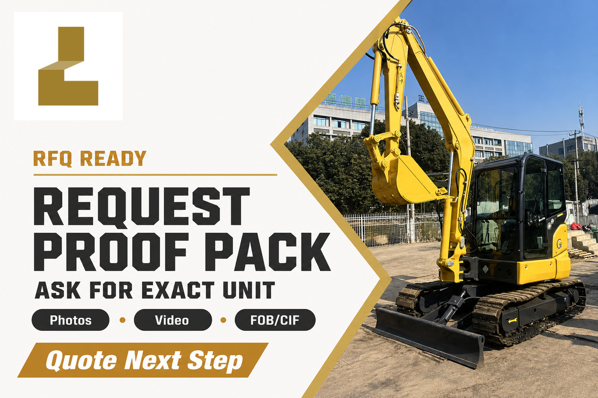 Request a Kobelco proof pack — Liehuang Used Excavators